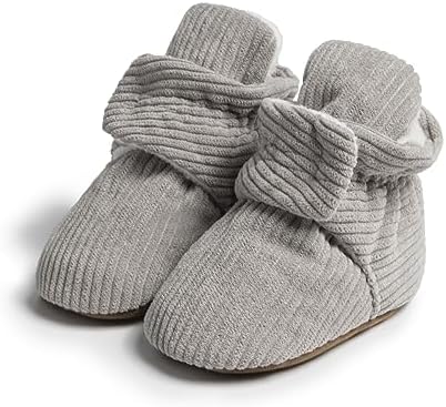 HsdsBebe Unisex Newborn Baby Cotton Booties Non-Slip Sole by HsdsBebe