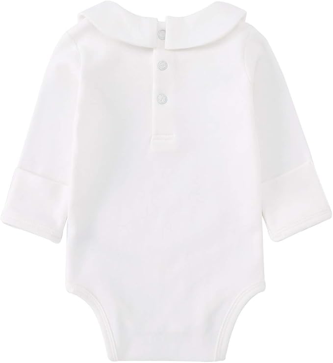 pureborn Baby Romper Bodysuits 2-Pack Unisex Soft Cotton One-Piece Outfit - Image 6