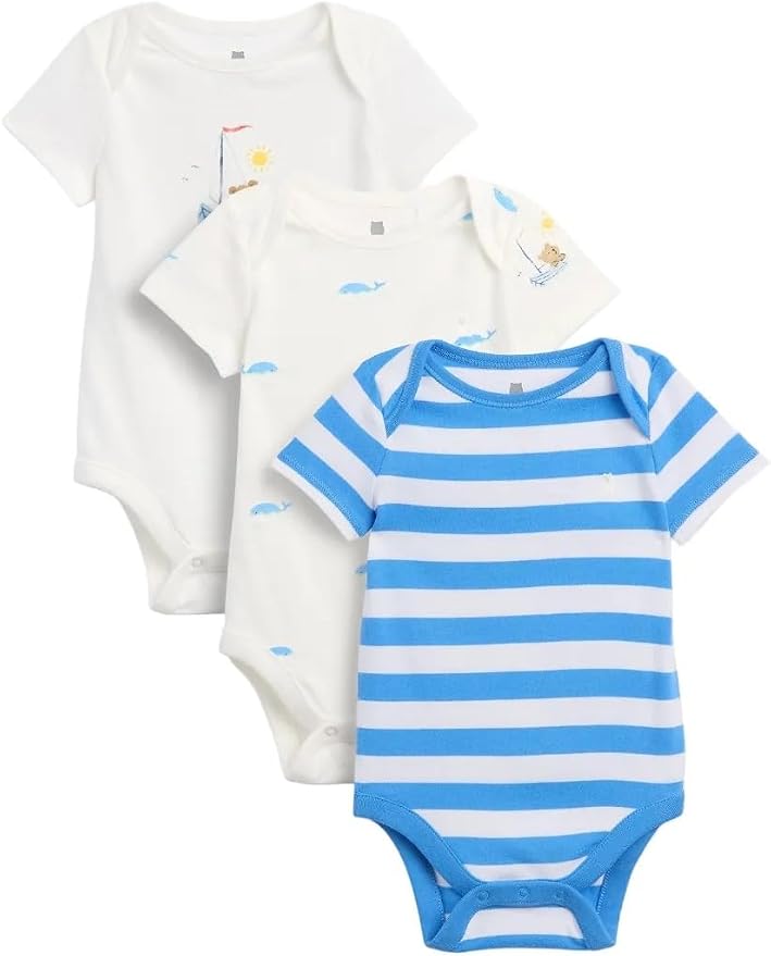 GAP Baby 3-pack Short Sleeve Bodysuit by GAP