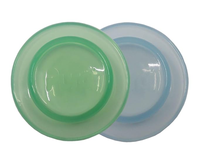 Pura Kiki Bottle Silicone Sealing Disks | Plastic-Free, Medical Grade, Unbreakable, Airtight | Baby Formula Milk, Food Storage, Breastmilk Storage for Travel - Moss & Mint