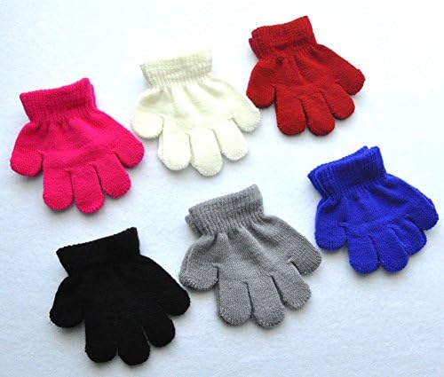 Toddler Boys and Girls Winter Knitted Writing Gloves, 1-3 Years Old - Image 3