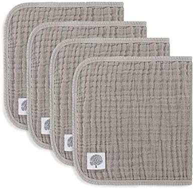 Parker Baby Muslin Burp Cloths | 100% Cotton Burping Clothes, Newborn Essential by ParkerBabyCo