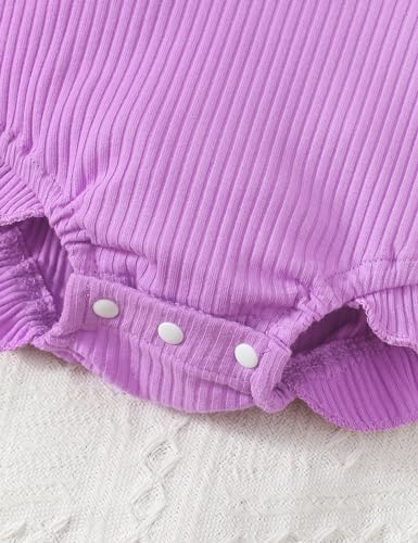 Fullfamous Baby Girl Ruffled Jumpsuit and Headband Set - Image 6