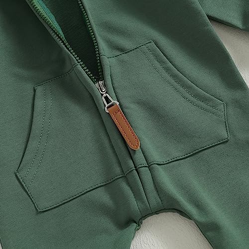 Fall Baby Clothes Newborn Boy Girl Hoodie Romper Long Sleeve Jumpsuit Winter - Image 6