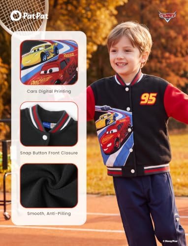 Disney Bomber Jacket Spider Man Marvel Toy Story Cars Varsity Cardigan2-13Y - Image 6