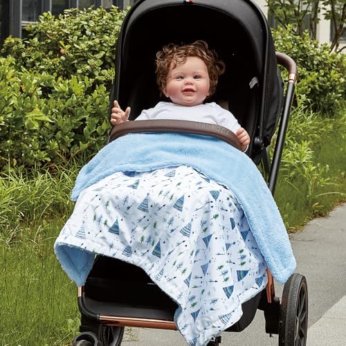 CREVENT 30''X40'' Cute Cozy Fluffy Warm Baby Blanket - Image 3