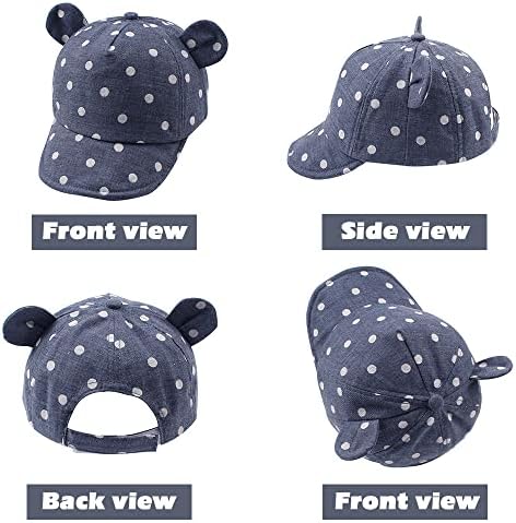 JANGANNSA Baby Duck Cap Infant Kids Sun Hat Bear Cute Cartoon Caps Spring Summer - Image 2