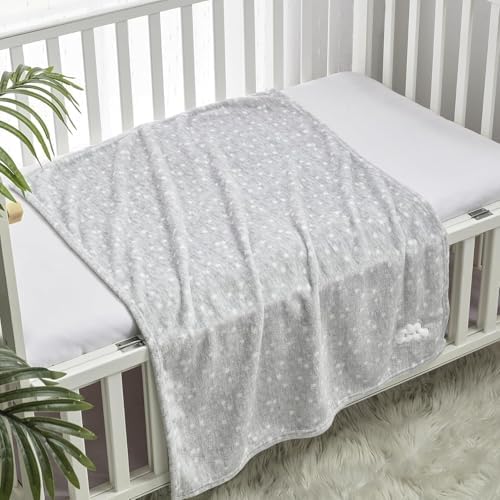 CREVENT 2Pcs 30''X40'' Cute Cozy Fluffy Warm Baby Blankets - Image 4