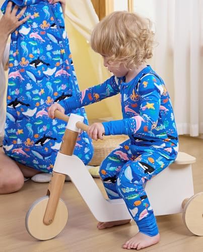 babee Reshinee Bamboo Viscose Baby Footie Pajama, Zipper Sleeper Boys Girls - Image 6