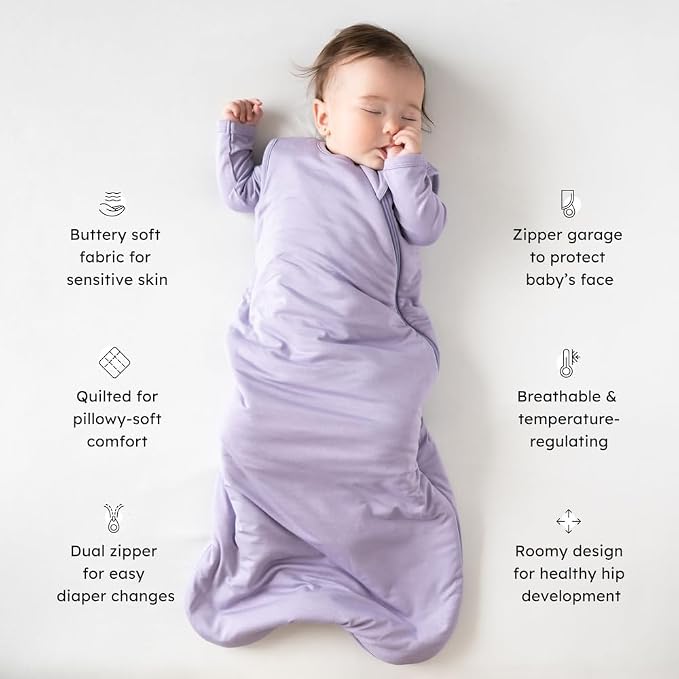 KYTE BABY Sleep Bag 1.0 TOG, Rayon Made From Bamboo Wearable Blanket, Dual - Image 3