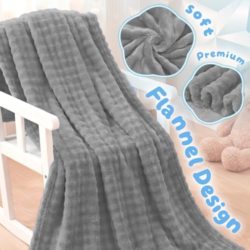 Fleece Baby Blanket for Girls Boys, Soft Cozy Cute Infant Toddler Receiving - Image 6