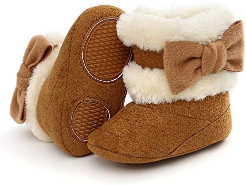 Timatego Baby Girl Cowboy Tassel Boots Side Zipper Non Slip Stay On Booties by TIMATEGO