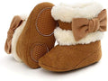 Timatego Baby Girl Cowboy Tassel Boots Side Zipper Non Slip Stay On Booties by TIMATEGO