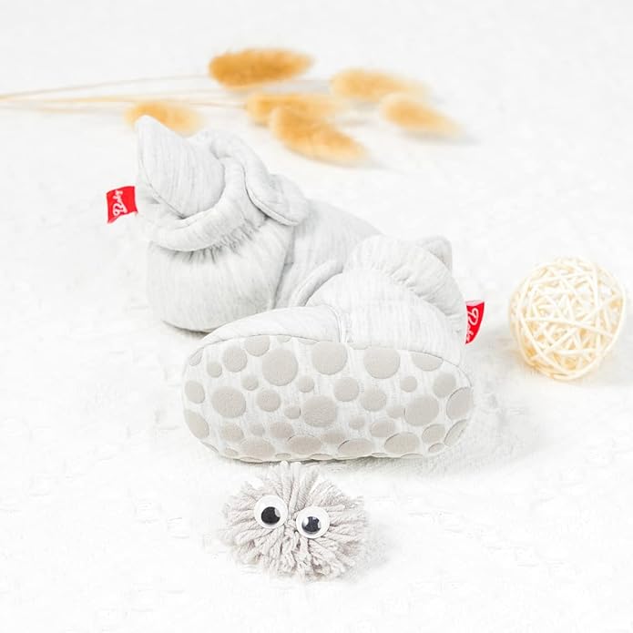 Babelvit Newborn Baby Boy Girl Soft Fleece Booties Stay On Infant Slippers - Image 4