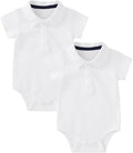 pureborn Baby Romper Bodysuits 2-Pack Unisex Soft Cotton One-Piece Outfit by pureborn