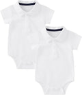 pureborn Baby Romper Bodysuits 2-Pack Unisex Soft Cotton One-Piece Outfit by pureborn