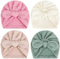DRESHOW BQUBO Newborn Baby Bow Knot Turban Hat Hospital Hat Baby Infant Beanie by DRESHOW