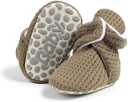 HsdsBebe Unisex Newborn Baby Cotton Booties Non-Slip Sole by HsdsBebe