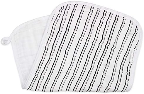HonestBaby Baby Organic Cotton Multi-layer Burp Cloths Multipack, Pattern Play - Image 3