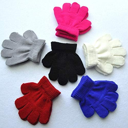 Toddler Boys and Girls Winter Knitted Writing Gloves, 1-3 Years Old - Image 4