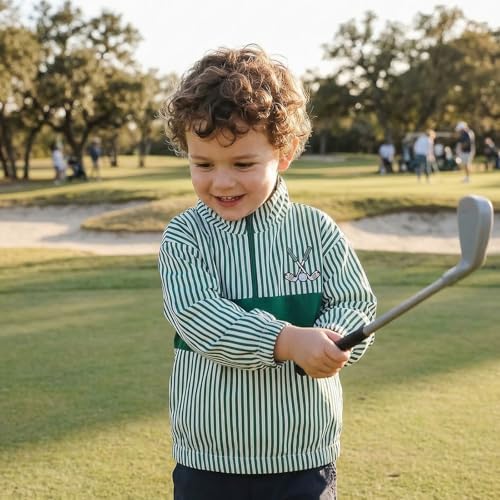 Baby Boy Jacket Toddler Golf Clothes Long Sleeve Lapel Button Down Top Infant - Image 2