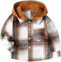 Toddler Baby Boy Long Sleeve Shirt Flannel Buffalo Plaid Shirts Button Down by KimiBear
