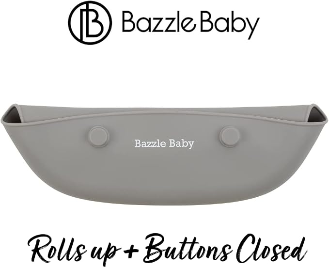 Bazzle Baby Silicone Bibs with Food Catcher - Image 3