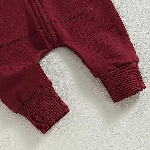 Fall Baby Clothes Newborn Boy Girl Hoodie Romper Long Sleeve Jumpsuit Winter - Image 7