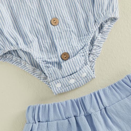 PUHHAPIEY Baby Boy Gentleman Wedding Outfit Dress Romper Suspender Pants | 0 3 - Image 6