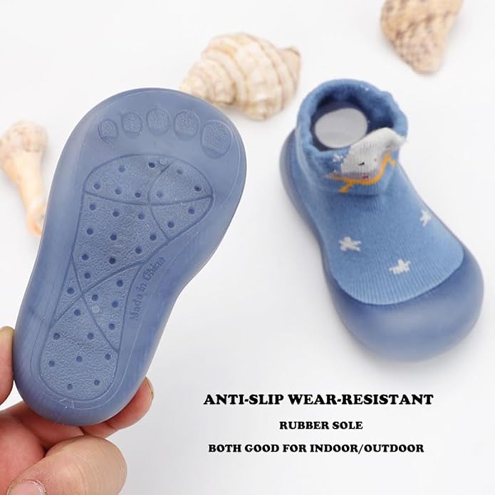 Baby Non Slip Socks Shoes Toddler Girls Boys First Walking Shoes Infant Indoor - Image 3