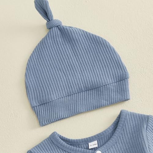 Kuriozud Newborn Baby Boy Going Home Outfit Kimono Romper - Image 6