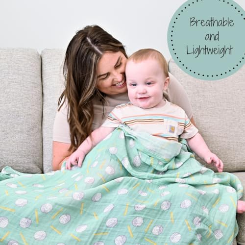 LollyBanks 100% Organic Cotton Muslin Swaddle Blanket, Soft Baby Blankets | 2 - Image 3