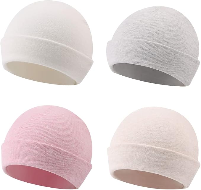 Cotton Newborn Baby Girls Hat Spring Newborn Boys Hat Cute Rabbit Infant Beanie by JANGANNSA