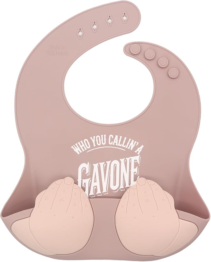 Teasin' Teethers Funny Italian Silicone Baby Bib by Unknown