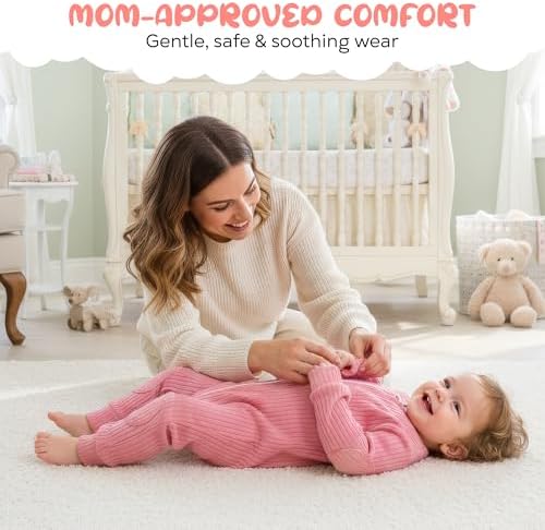 NurtureNauts® Scoot Suit, 100% Cotton, Elbow & Knee Pads, 2-Way Zipper - Image 3