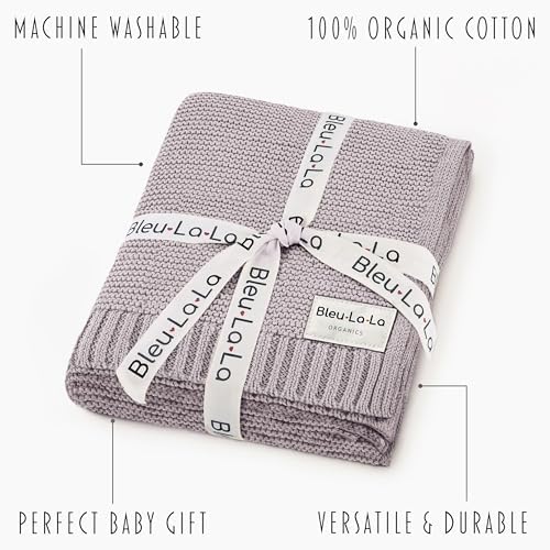 Heritage Knit Organic Swaddle Blanket - Image 3