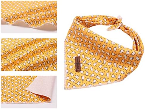 Lionet Paws Halloween Dog Bandana, Fabric Dogs Kerchief - Image 2