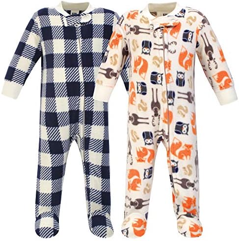 Hudson Baby Unisex Baby Fleece Sleep and Play - Image 4