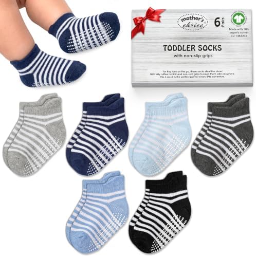 GOTS Organic Cotton Blend Ankle Toddler Socks 6M-12M-2t-3t-4t-5t Baby Gift by MothersChoice
