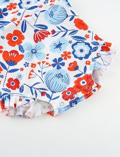 Fullfamous Baby Girl Ruffled Jumpsuit and Headband Set - Image 3