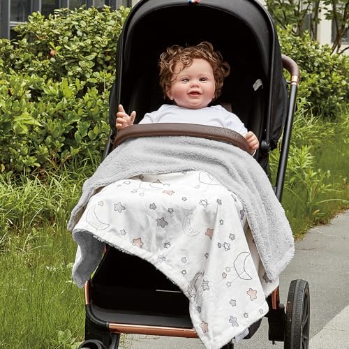 CREVENT 30''X40'' Cute Cozy Fluffy Warm Baby Blanket - Image 3