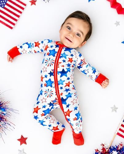 babee Reshinee Bamboo Viscose Baby Footie Pajama, Zipper Sleeper Boys Girls - Image 6