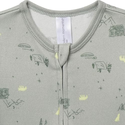 Modern Moments by Gerber Baby Boys & Girls Hacci Footless Pajamas - Image 2