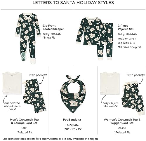 Burt's Bees Baby Matching Family Jammies, Organic Cotton, Holiday Pajamas - Image 2