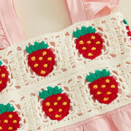 Newborn Baby Girls Summer Clothes Ruffle Sleeveless Pleated Smocked Bubble - Image 7
