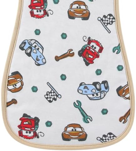 Disney Baby Cars Lightning McQueen Burp Cloths 3-Pack - Image 5