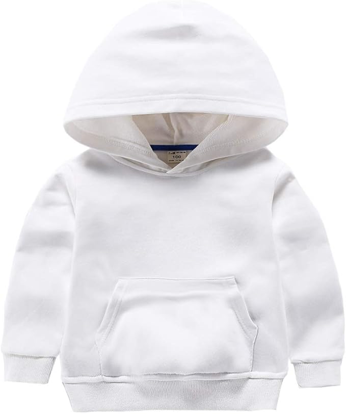 Ding-dong Baby Toddler Kid Boy Girl Solid Casual Pocket Hoodie Sweatershirt by Unknown