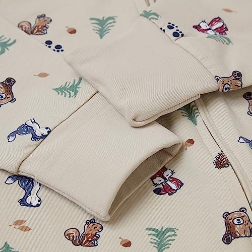 Hanes Baby Pure Comfort Organic Long Sleeve Footless Sleep N' Play, Infant - Image 4