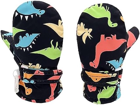 Toddler Gloves Kids Mittens Winter Warm Lined Fleece Gloves Waterproof Snow - Image 5