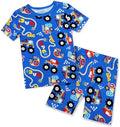 babee Reshinee Bamboo Viscose Toddler Boys Pajamas Set, Short Sleeve Kids by babeeReshinee